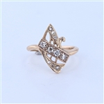 Yellow Gold Diamond Ring -PNR-