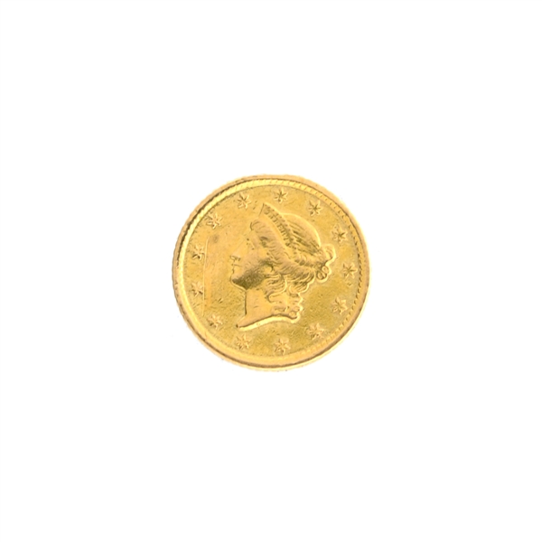 1853-O $1 U.S. Liberty Head Gold Coin