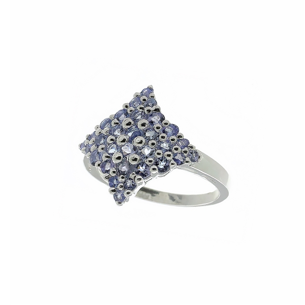 Tanzanite Gemstone 925 Sterling Silver Size 7 Ring 