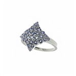 Tanzanite Gemstone 925 Sterling Silver Size 7 Ring 