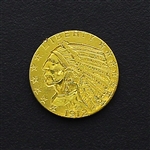 1912 $5.00 U.S. Indian Head Gold Coin (DF)