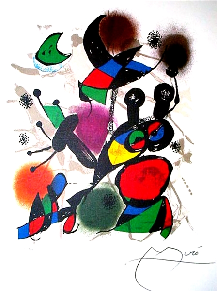 JOAN MIRO Volume III Print, 20" x 15.5"