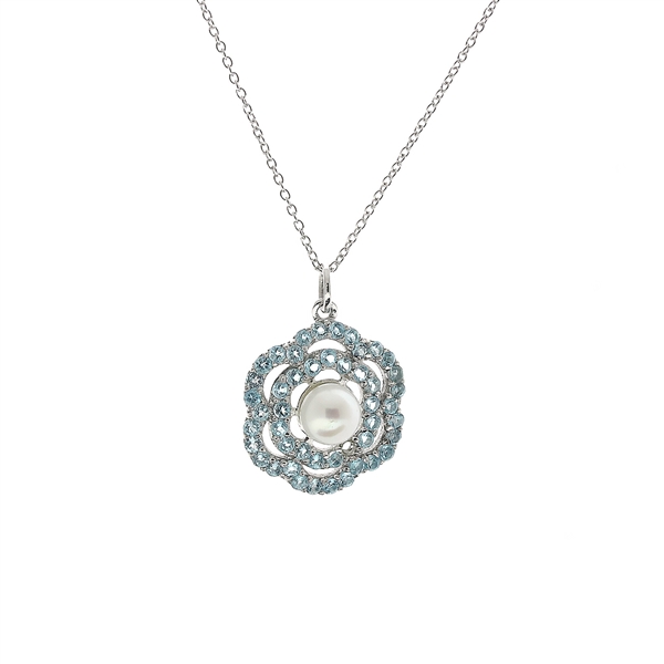 Pearl Sterling Silver Pendant 