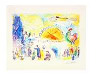 MARC CHAGALL The Four Seasons Mini Print 10in x 12in, with Certificate CXX of CCLXXV