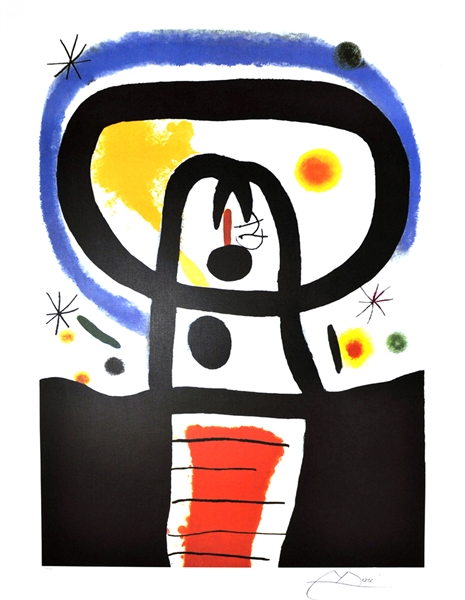 JOAN MIRO Equinox Print, 34" x 26"