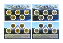 2013 10pc U.S. National Parks Uncirculated State Quarters Series 2 Coins Set  