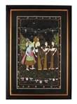 Indian Krishna Silk Framed Art Paining 40H x 28W