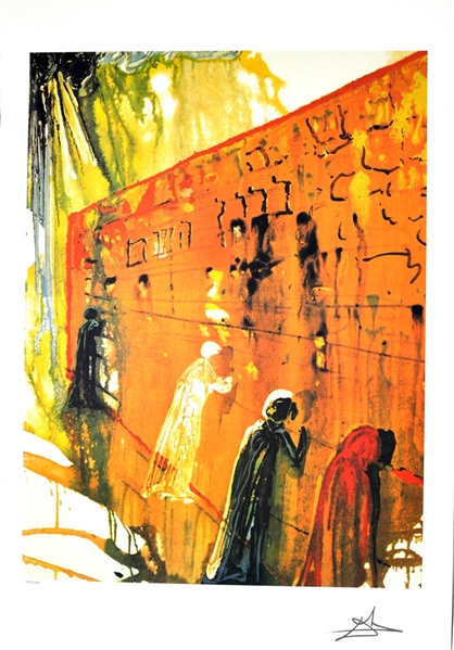 SALVADOR DALI Wailing Wall Print, 34" x 24"