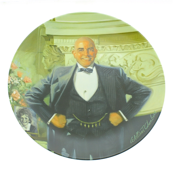 1988 "Daddy Warbucks" Edwin M. Knowles by William Chambers Solely Collectable Plate with Certificate 