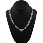 App: $31,750 8.01ctw Emerald and 4.05ctw Diamond Platinum Necklace (Vault_RR01) 