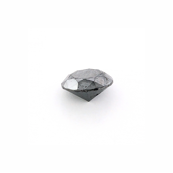 0.59CT Round Cut Black Diamond Gemstone