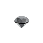 0.7 Carat Black Diamond Gemstone