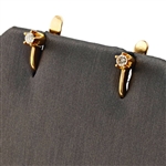 14K Yellow Gold 0.30CT Diamond Earrings -PNR-