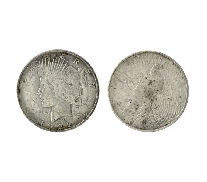 1922-S U.S. Peace Silver Dollar Coin