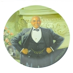 1988 "Daddy Warbucks" Edwin M. Knowles by William Chambers Solely Collectable Plate with Certificate 