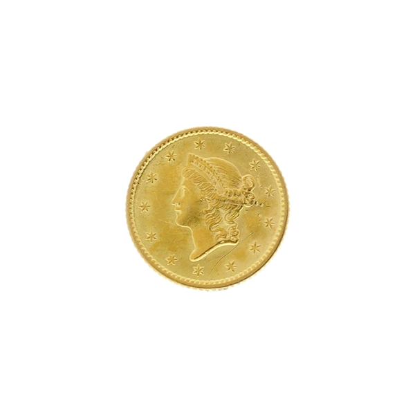 1852 $1 U.S. Liberty Head Gold Coin