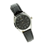 Sheffield Ladies Quartz Watch With Black Band