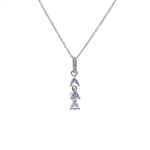 Tanzanite Sterling Silver Pendant 