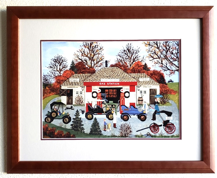 Wooster Scott - "The Good Old Days" Framed Giclee Original Signature & Numbered Editon with Certificate (Vault_DNG)