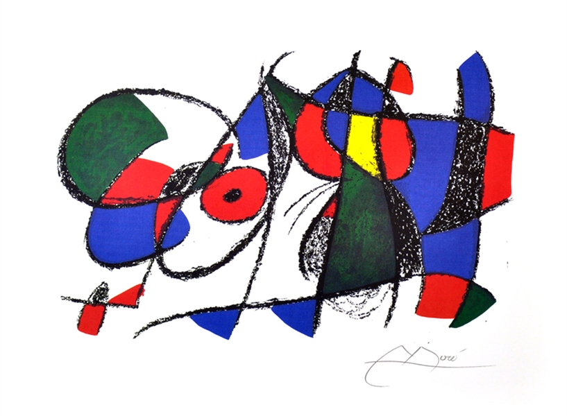 JOAN MIRO Volume II - VIII Print, 24" x 18"