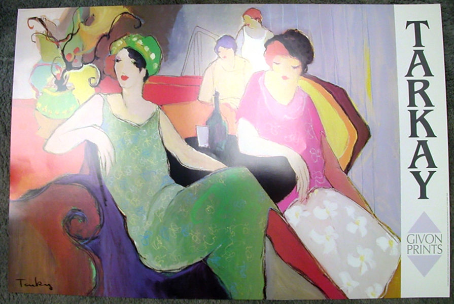 ITZCHAK TARKAY In The Lounge Print, 36" x 24"