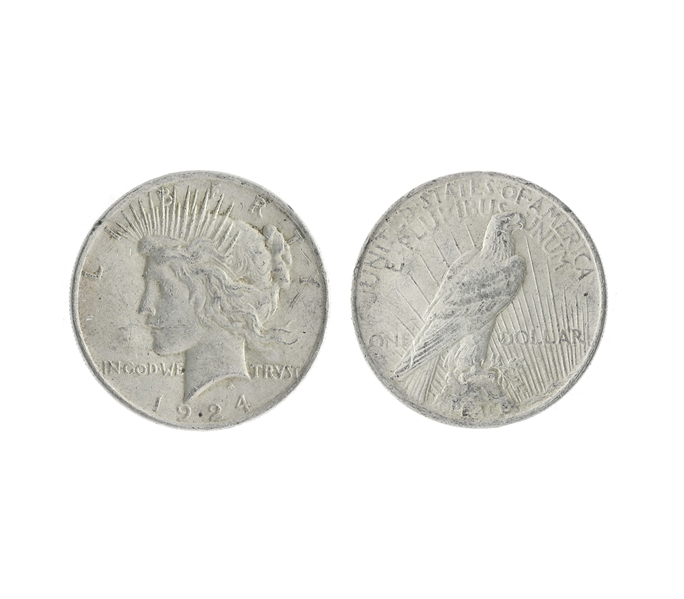 1924 U.S. Peace Silver Dollar Coin