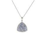 Tanzanite Sterling Silver Pendant 