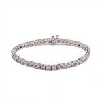 App: $31,960 6.37ctw Diamond 14K White Gold Tennis Bracelet (Vault_RR01) 