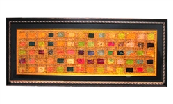 Indian Silk Framed Art 27H x 65W