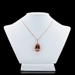 14.80ct Morganite and 0.98ctw Diamond 14K Rose Gold Pendant (Vault_R51) 