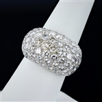 5.00ctw G to H COLOR VS1 to VS2 CLARITY Diamond 14K White Gold Ring (Vault_R51) 