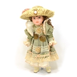 16 Inch Handpainted Porcelain Doll