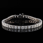 11.88ctw Diamond 14K White Gold Bracelet (Vault_R51) 