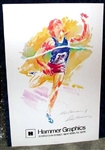 Hand Signed LeRoy Neiman: Finish Line (Vault_G25)