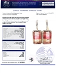 App: $26,390 45.08ctw Tourmaline and 2.61ctw Diamond 14K Yellow Gold Earrings (Vault_RR01) 