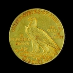 1913 $2.50 U.S. Indian Head Gold Coin (DF)