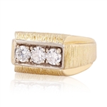 1.00ctw Diamond 14K Yellow Gold Ring (Vault_R52) 