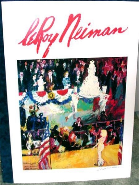 Hand Signed LeRoy Neiman: Presidents Birthday (Vault_G25)