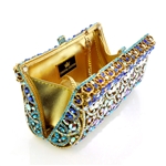 Festive Splendor Designer Crystal Purse with Swarovski Crystal Elements!