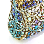 Festive Splendor Designer Crystal Purse with Swarovski Crystal Elements!