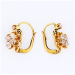 14K Yellow Gold 1.70CT Diamond Earrings -PNR-