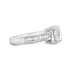 1.90ct CENTER Diamond 18K White Gold Ring (2.22ctw Diamonds) (Vault_R52) 