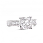 1.90ct CENTER Diamond 18K White Gold Ring (2.22ctw Diamonds) (Vault_R52) 