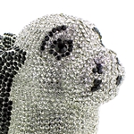 Oreo The Crystal Puppy Dog Purse with Designer Swarovski Crystal Elements!