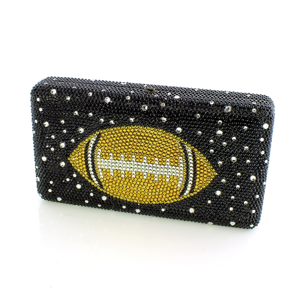 Touchdown Crystal Purse! Designer Christal Couture Swarovski Crystal Handbag!