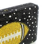 Touchdown Crystal Purse! Designer Christal Couture Swarovski Crystal Handbag!