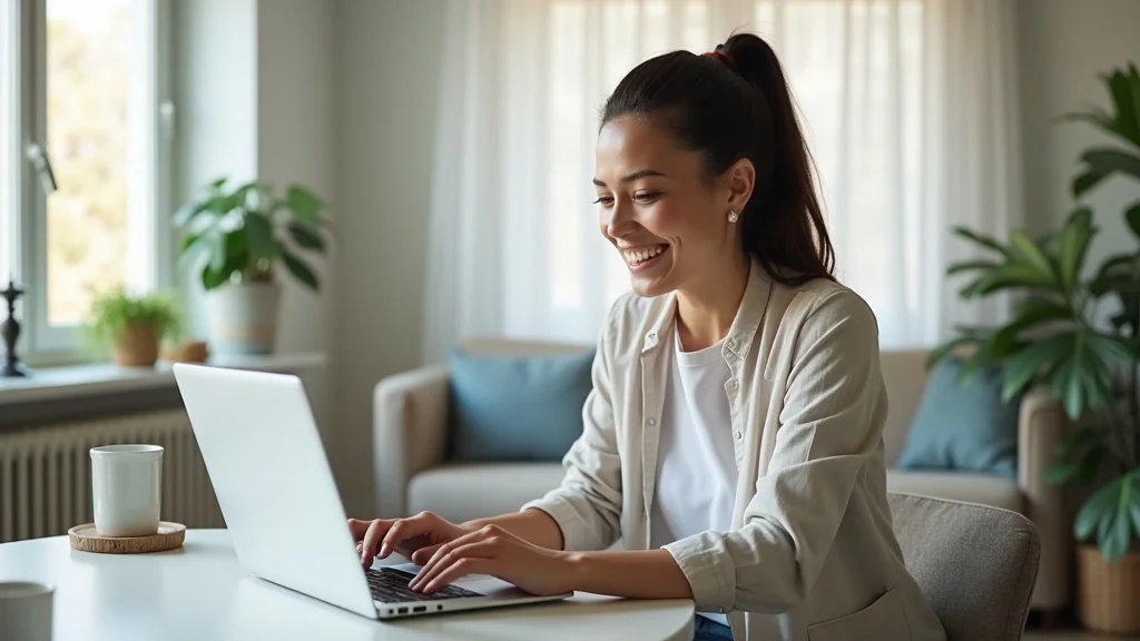 own undeveloped land modern online auction experience with buyer browsing land listings at home