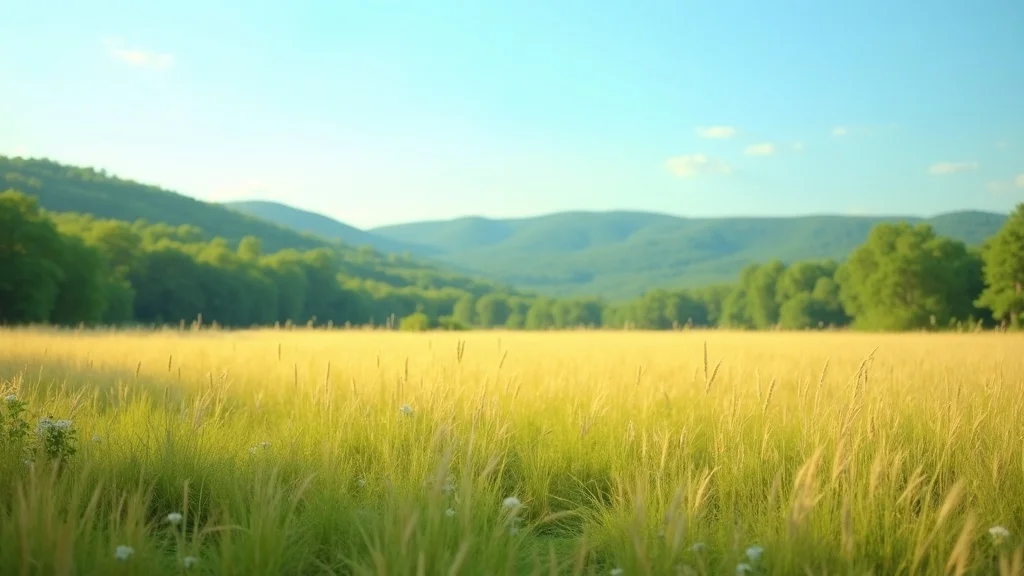 Vast open field in Arkansas—a showcase for vacant land and raw land opportunities